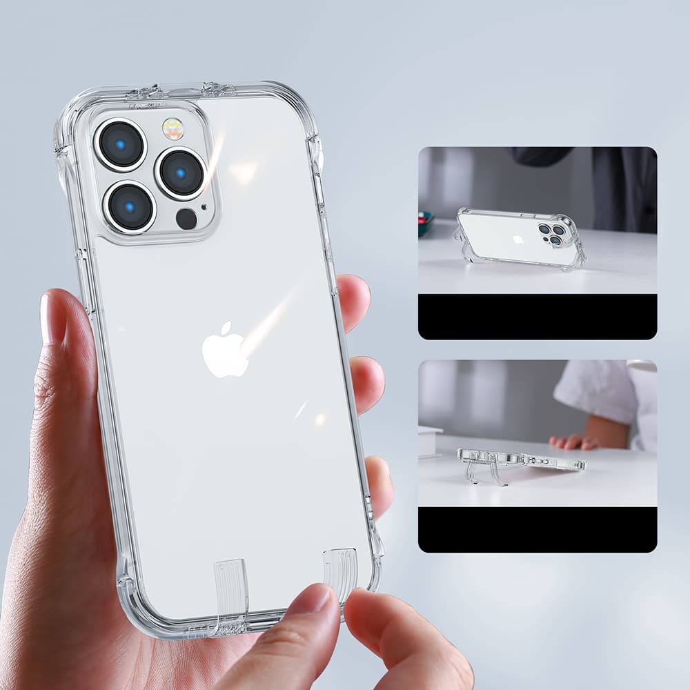 Joyroom Defender ovitek za iPhone 14 z ročajem/stojalom 3