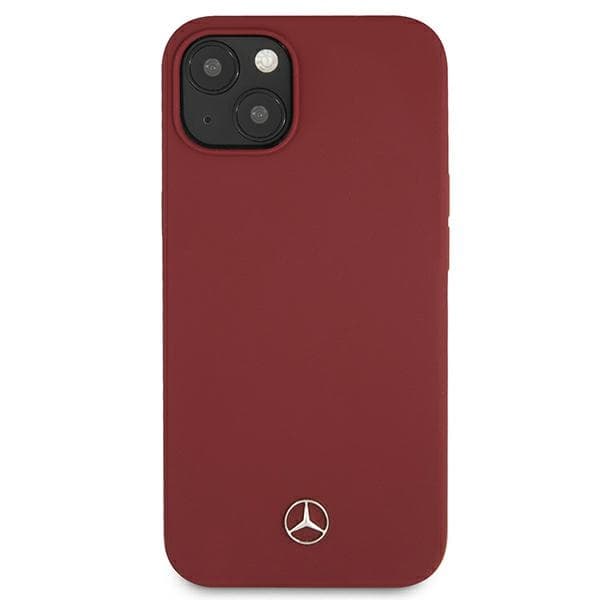 Mercedes etui Silicone Line za iPhone 13/14/15 - rdeča 3