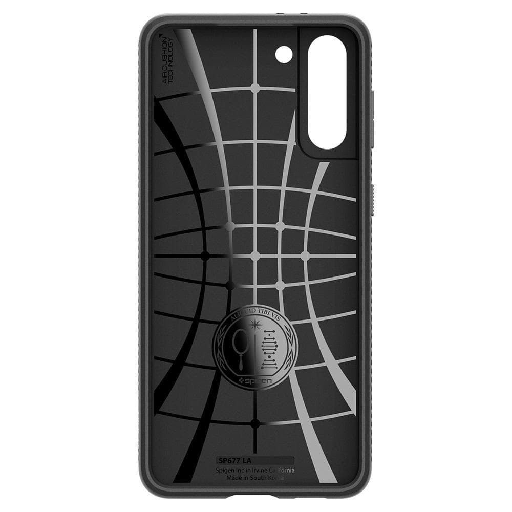 Spigen Liquid Air ovitek za Samsung Galaxy S21 - Mat črna 5
