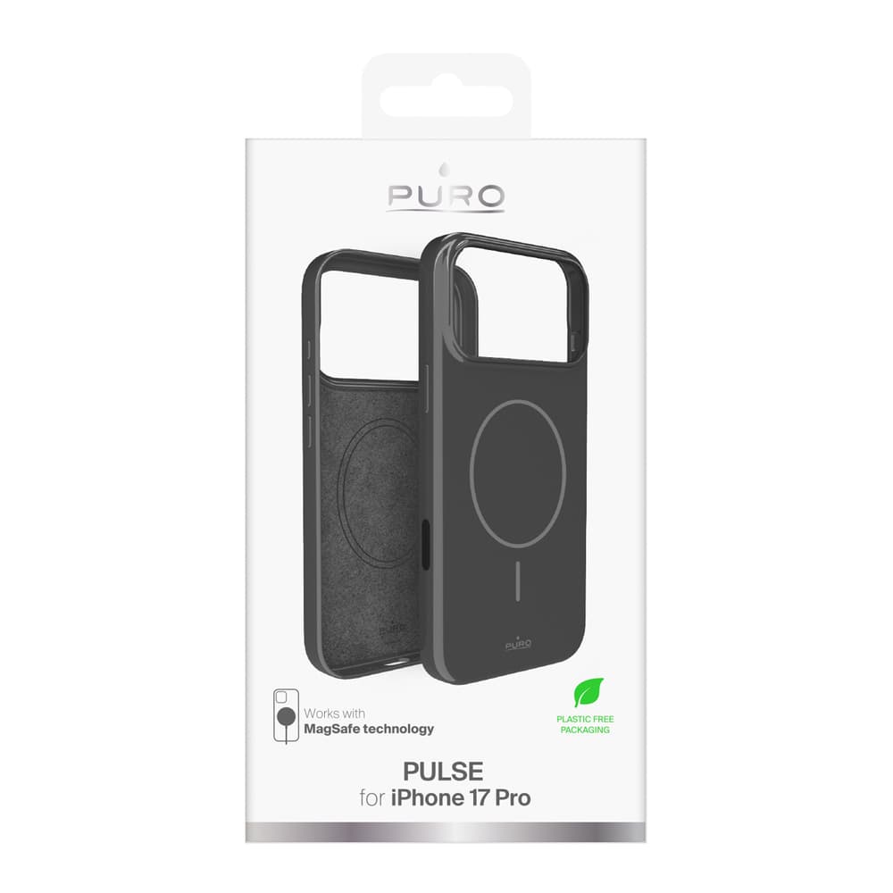 Puro Pulse ovitek za iPhone 17 Pro, polikarbonat, siv - MagSafe 2