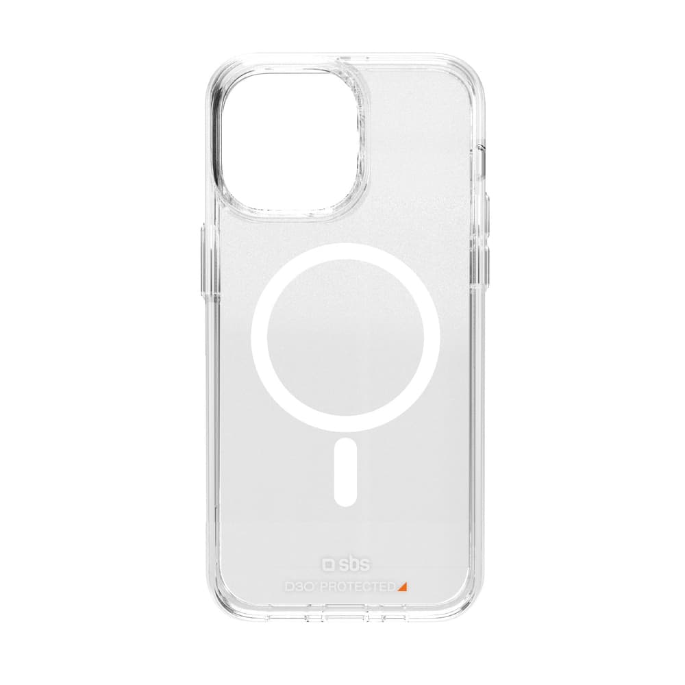 SBS D3O MagSafe ovitek za iPhone 15 Pro Max - Prozoren