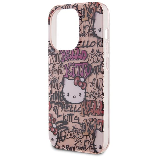 Hello Kitty ovitek IML Tags Graffiti za iPhone 14 Pro - roza 6