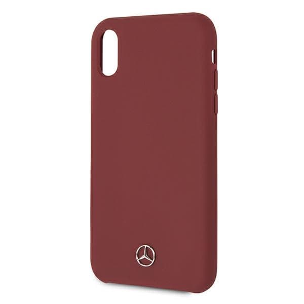 Etui Mercedes Silicone Line za iPhone Xr - rdeč 3