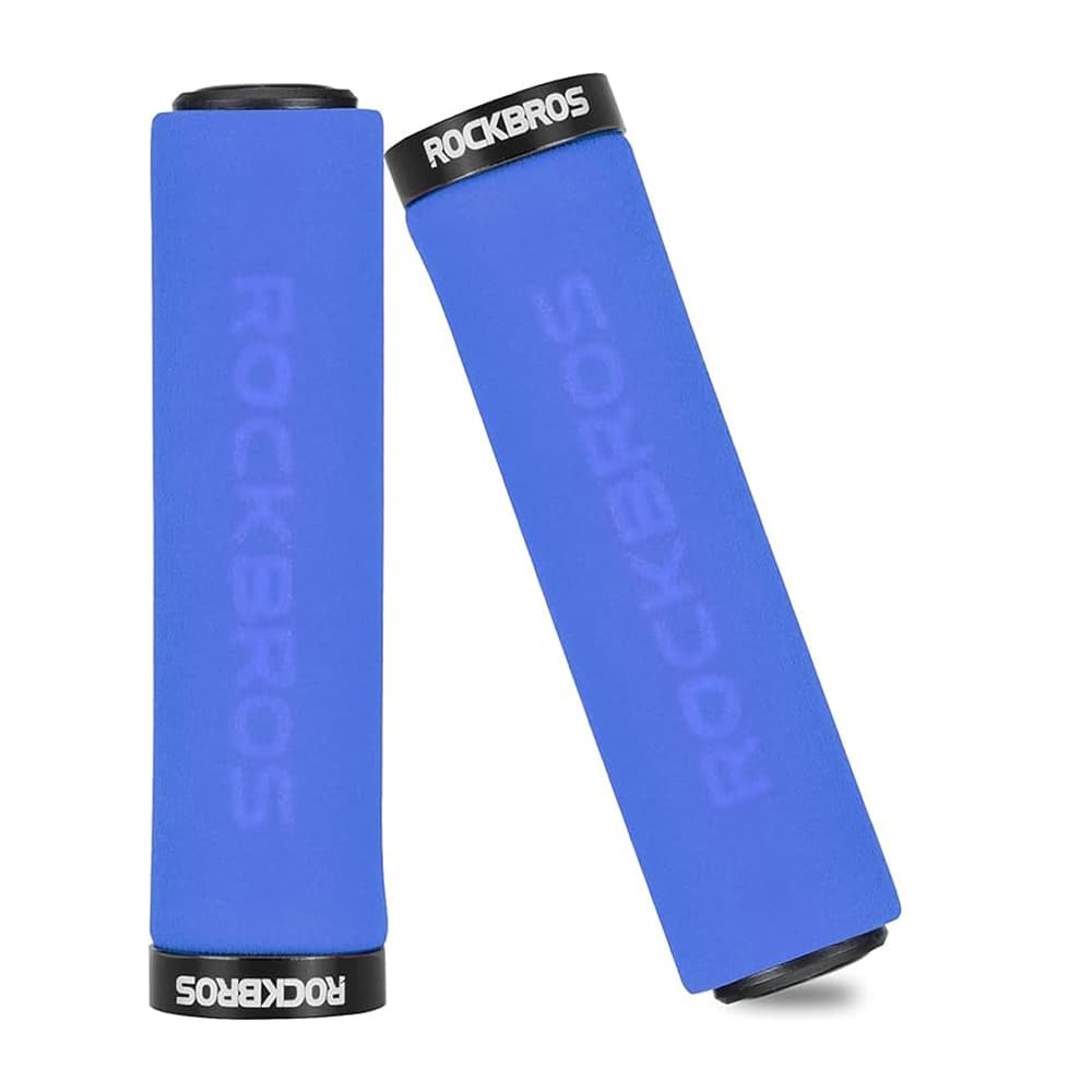 Rockbros BT1001BLBK Spužvaste ročke za kolo - modro-črne