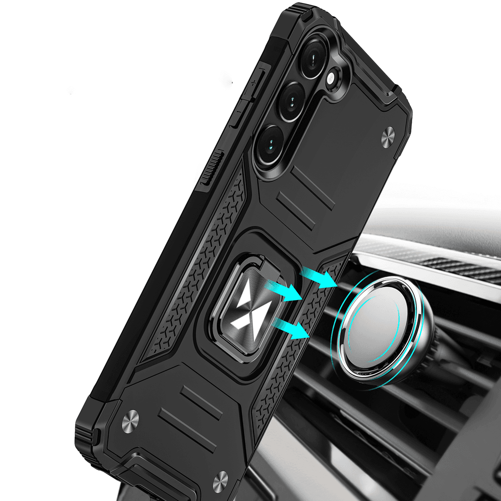 Wozinsky Ring Armor ovitek za Samsung Galaxy S23 - črn 6