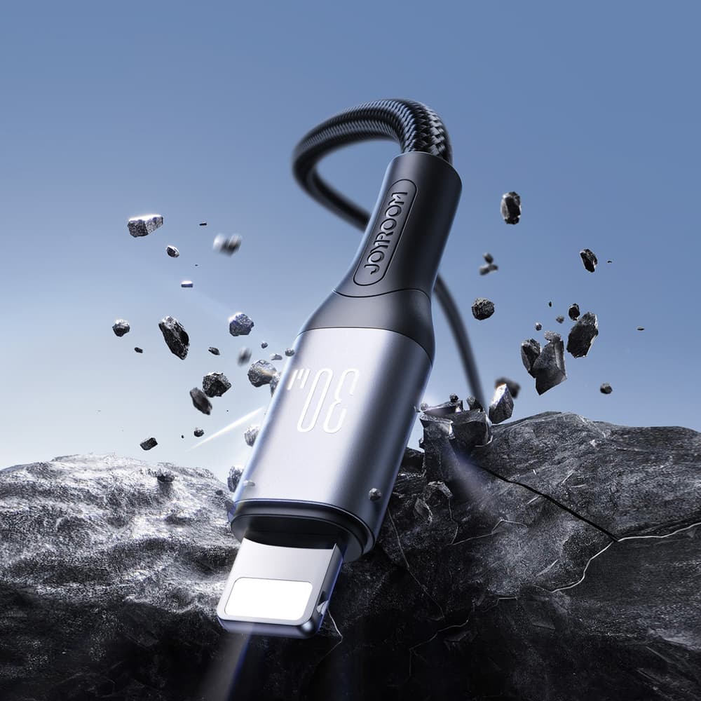 Joyroom S-A28 USB-C - Lightning 30W kabel 1m (črn) 4