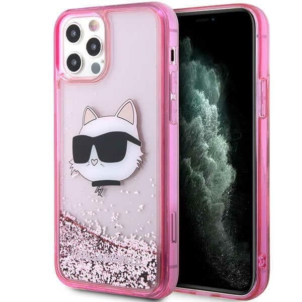 Karl Lagerfeld KLHCP12MLNCHCP iPhone 12/12 Pro roza, ovitek