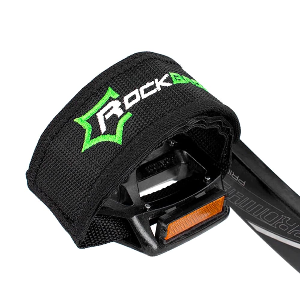 Rockbros GZT1001 Pedalni trakovi za kolo, 2 kosa - črni