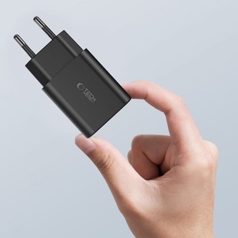 Polnilnik Tech-Protect C35W, 2x USB-C PD 35W - bel 5