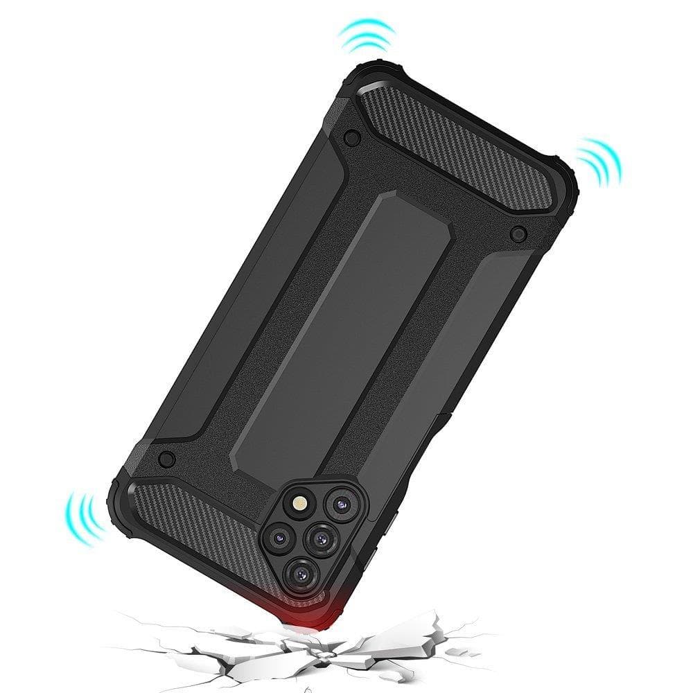 Hurtel Hybrid Armor ovitek za Samsung Galaxy A73, modri/rdeči elementi 8