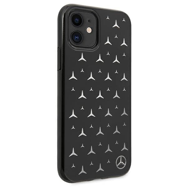 Ovitek Mercedes Silver Stars za iPhone 11 / Xr - črn 5