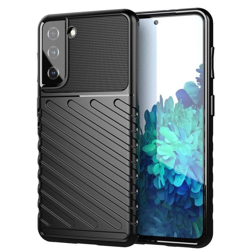 Hurtel Thunder Case za Samsung Galaxy S23+ silikonski oklep črn