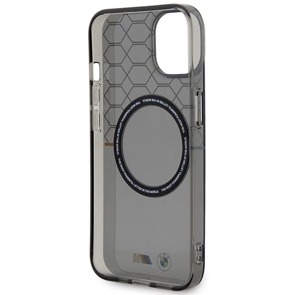 Ovitek BMW Pattern MagSafe za iPhone 14 Plus - siv vzorec 7