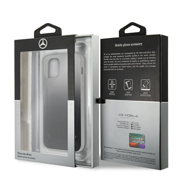 Mercedes Transparent Line ovitek za iPhone 12 mini - črna 7