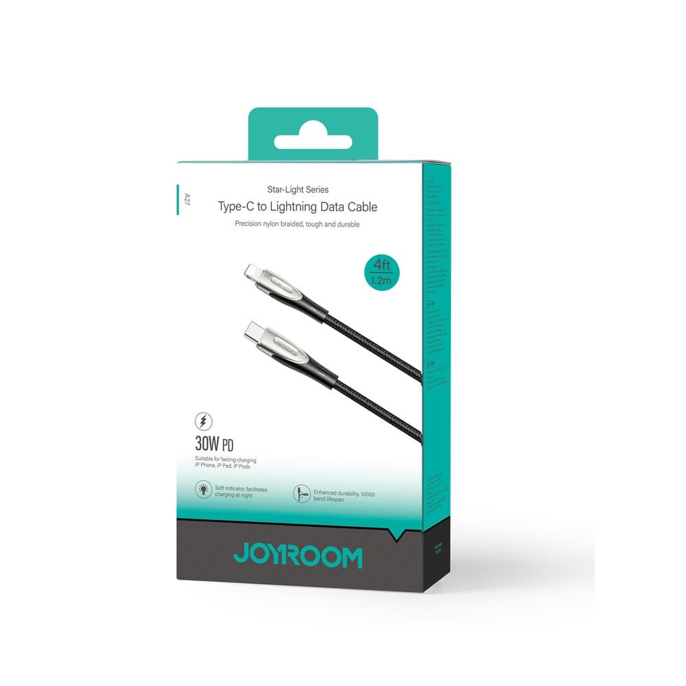 Joyroom Star-Light SA27-CL3 USB-C / Lightning 30W 1.2m kabel (črn) 5