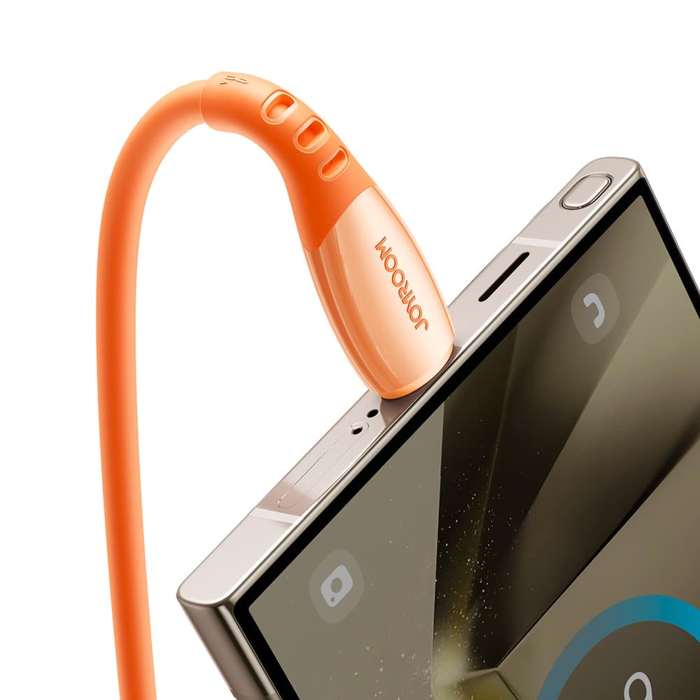 Joyroom S-A59 Vibrant 3A kabel USB-A na USB-C, 1.2m - oranžen 7