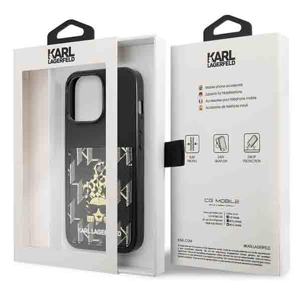 Karl Lagerfeld Karlimals etui za iPhone 13 Pro / 13 - črna 8