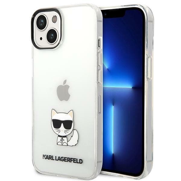 Karl Lagerfeld ovitek za iPhone 14 Plus (6,7") Choupette Body, prozoren