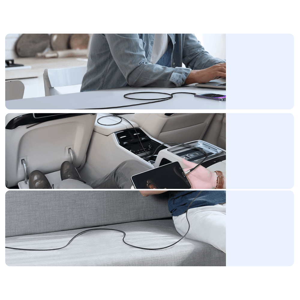 Joyroom Star-Light SA27-CC5 USB-C / USB-C 100W 1.2m kabel (črn) 8