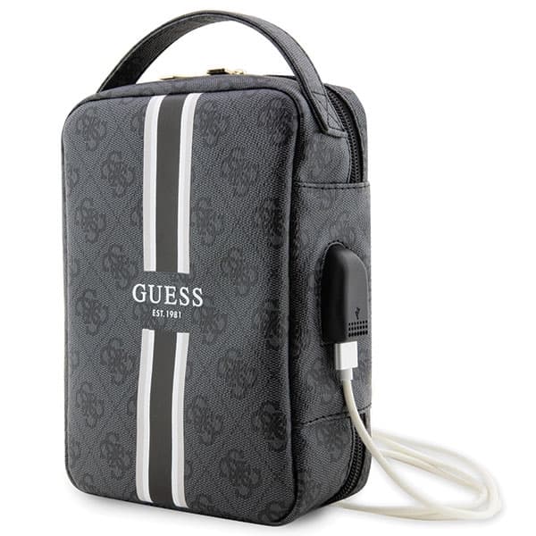 Guess GUHBP4RPSK organizator torba - črna/črna 4G Printed Stripes