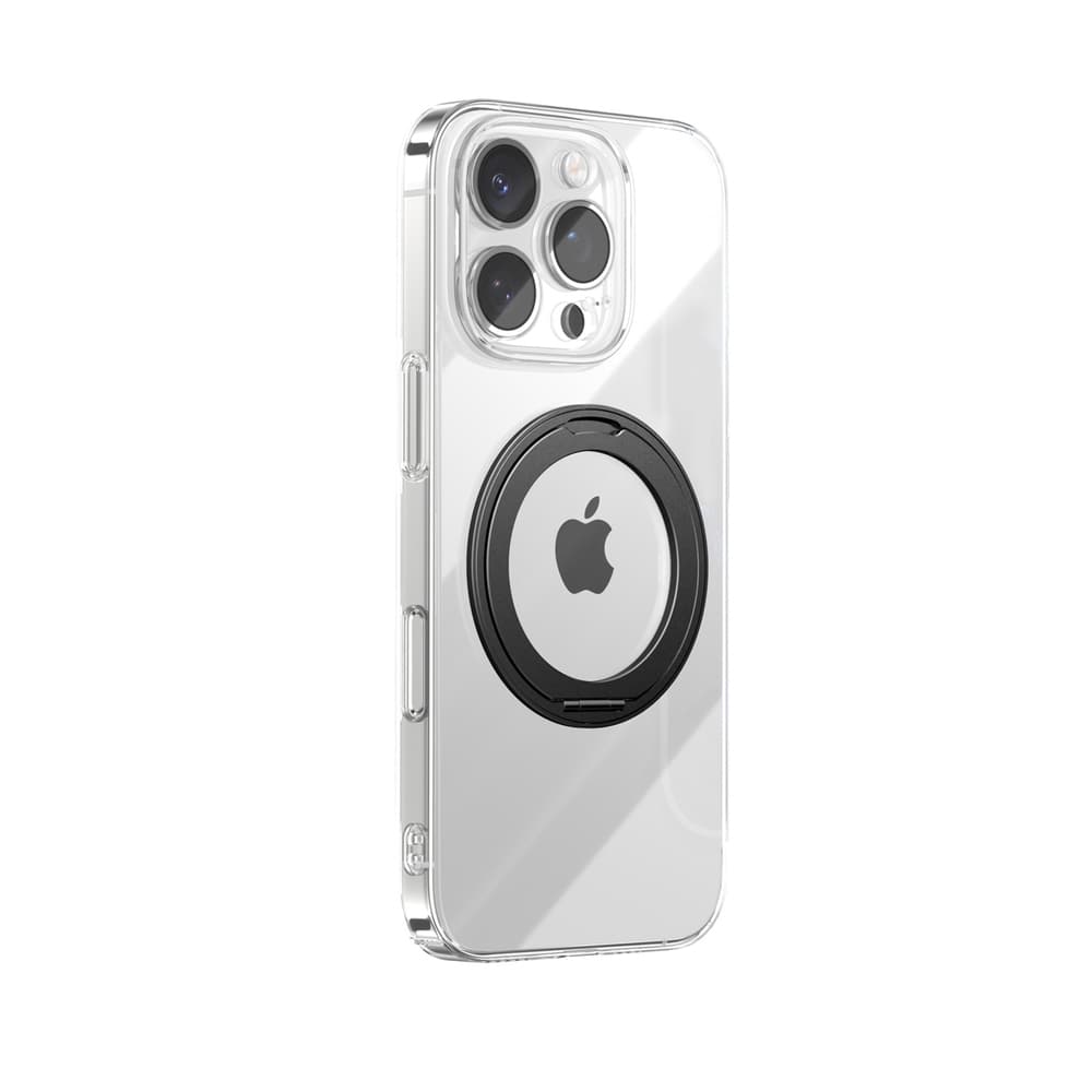 Ultra tanek ovitek Joyroom JR-16JL6 za iPhone 16 Pro z MagSafe in obročem - črn