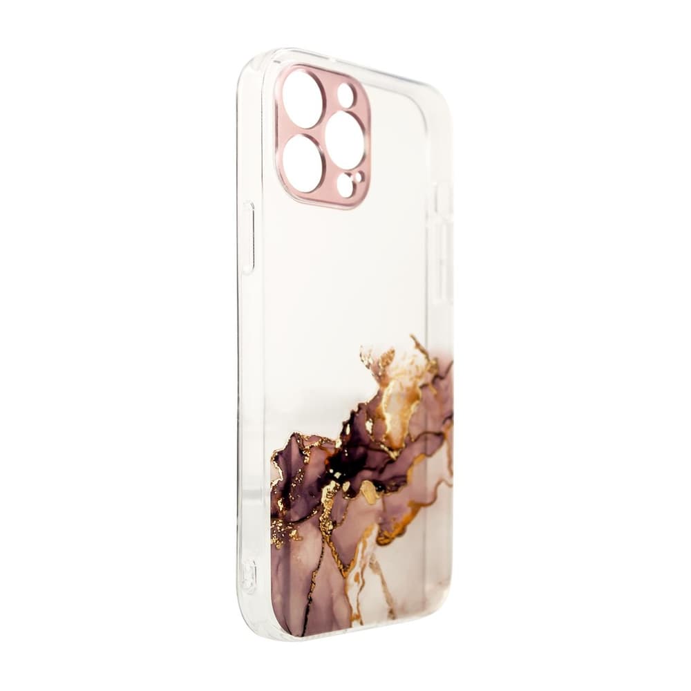 Ovitek Hurtel Marble za Xiaomi Redmi Note 11, rjav marmor 2