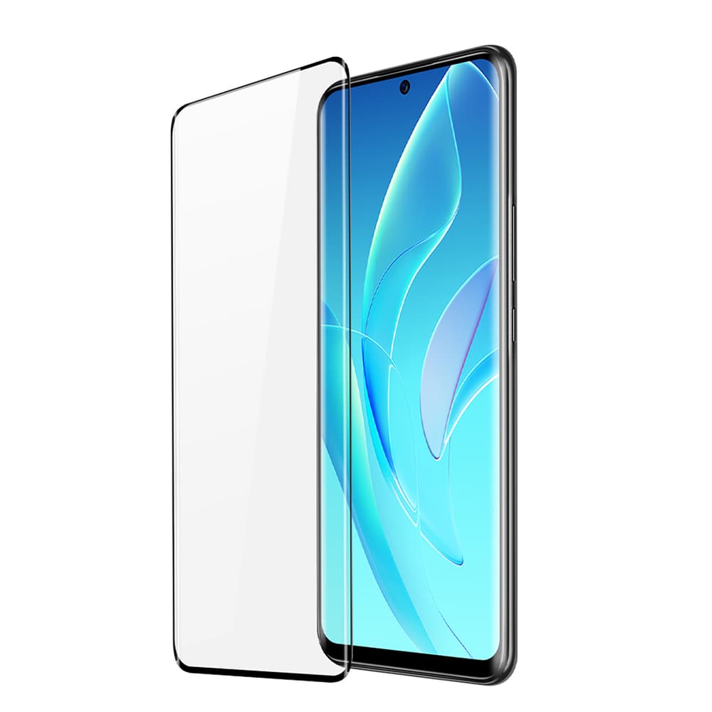 Dux Ducis Curved Glass kaljeno steklo za Honor 60 Pro s črnim okvirjem