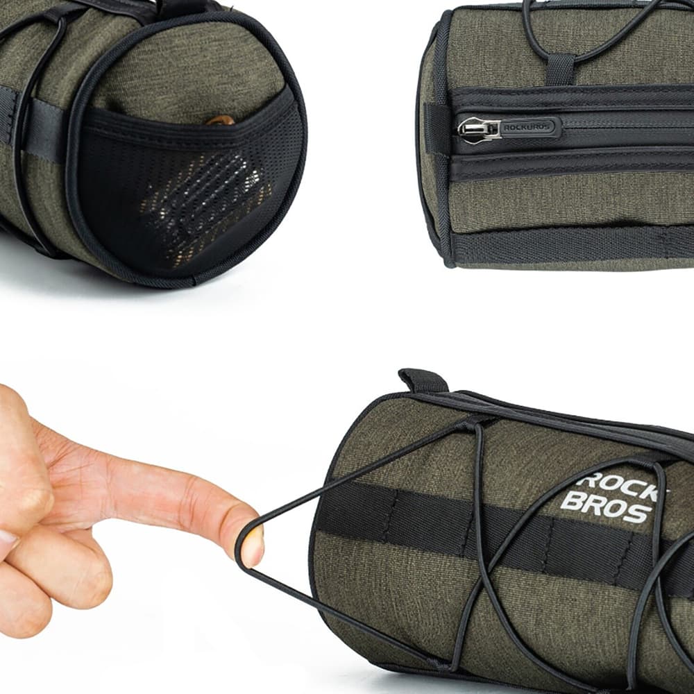 Kolesarska torba Rockbros 30110049001 za krmilo 2 l - zelena 4