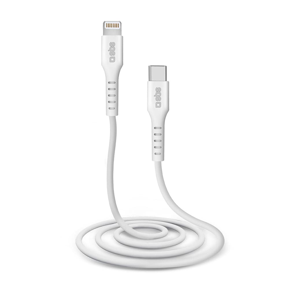 SBS kabel USB-C - Lightning MFi, 1m - bel 2