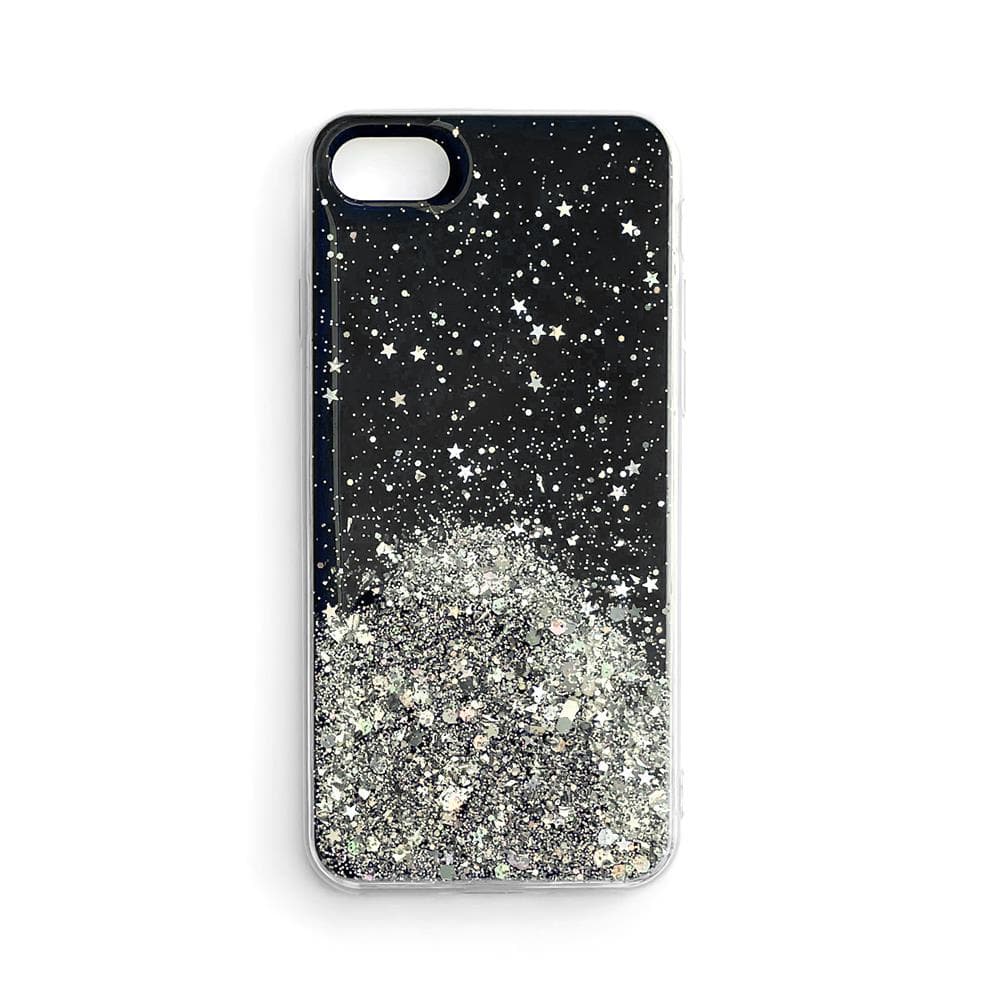 Wozinsky Star Glitter ovitek za Samsung Galaxy A72 4G, črn