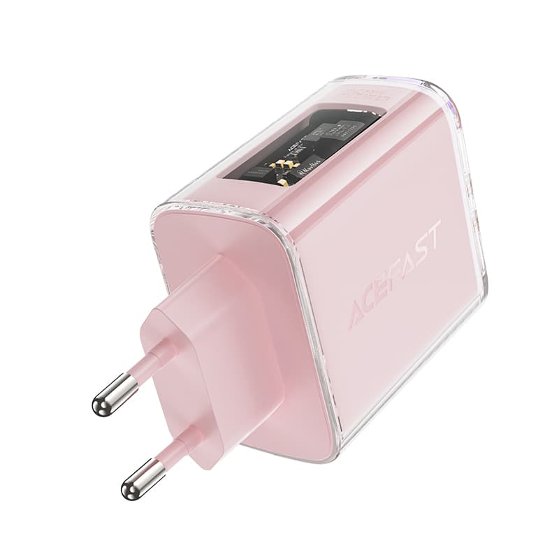 Acefast GaN 65W polnilec s 3 vrati (USB, 2xUSB C) - vijoličen (A45) 6