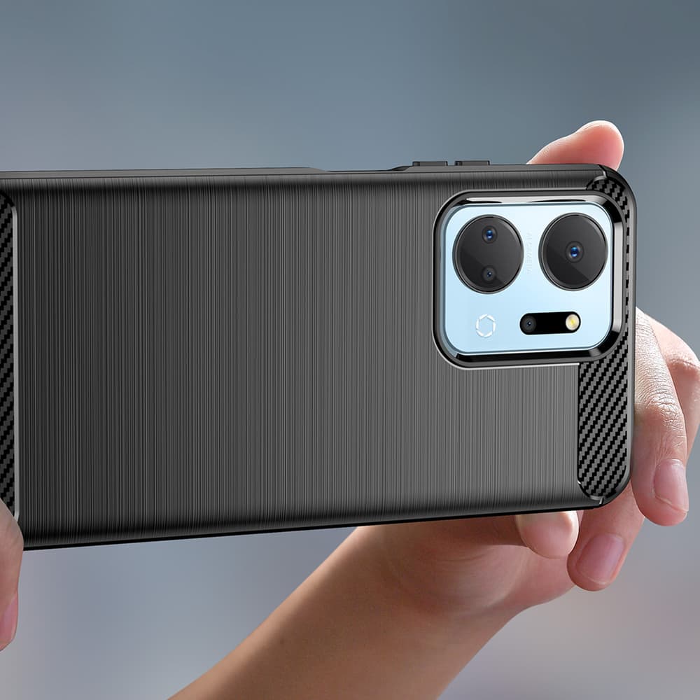 Carbon Case ovitek za Honor Play 40 Plus / Honor X7a (črn) 5