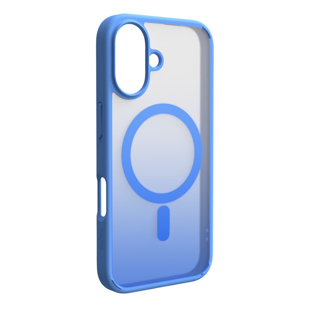Puro Gradient MagSafe silikonski ovitek za iPhone 16 - Modra