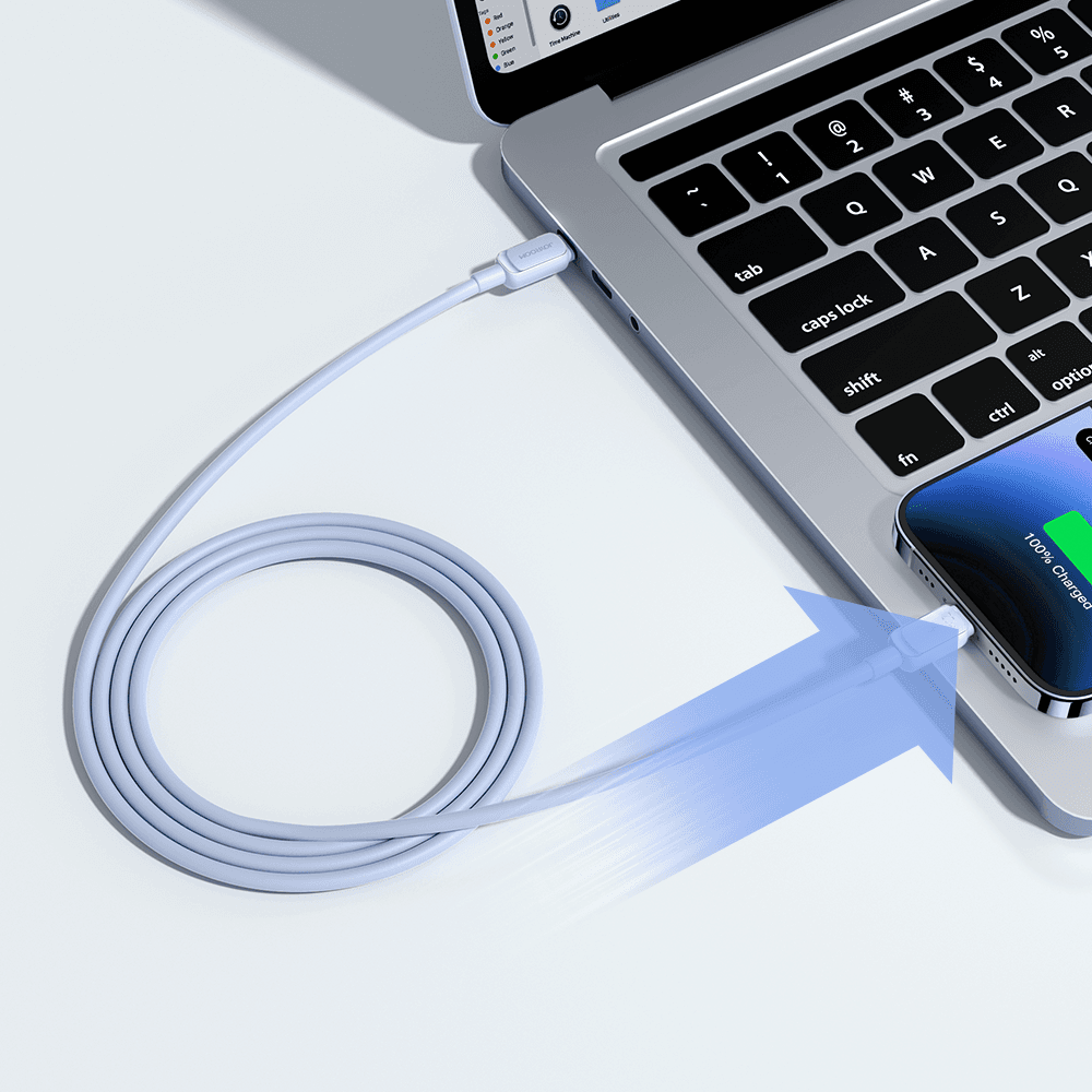 Joyroom A14 USB-C / Lightning 20W kabel 1.2m - moder 6