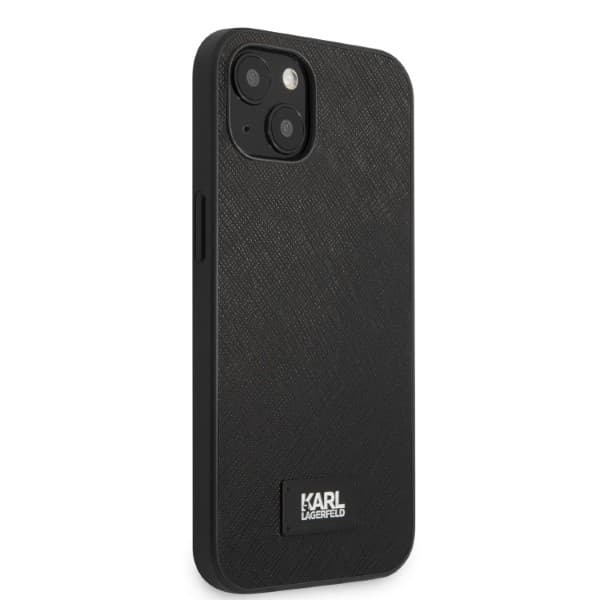 Karl Lagerfeld Saffiano Plaque ovitek za iPhone 13 mini (5.4") - črn 4