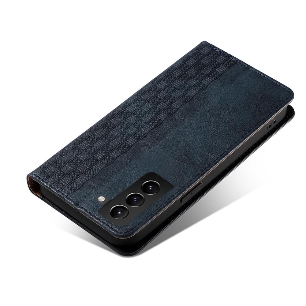 Ovitek Magnet Strap Case za Samsung Galaxy S22+ (S22 Plus) (denarnica, vrvica), modri 5