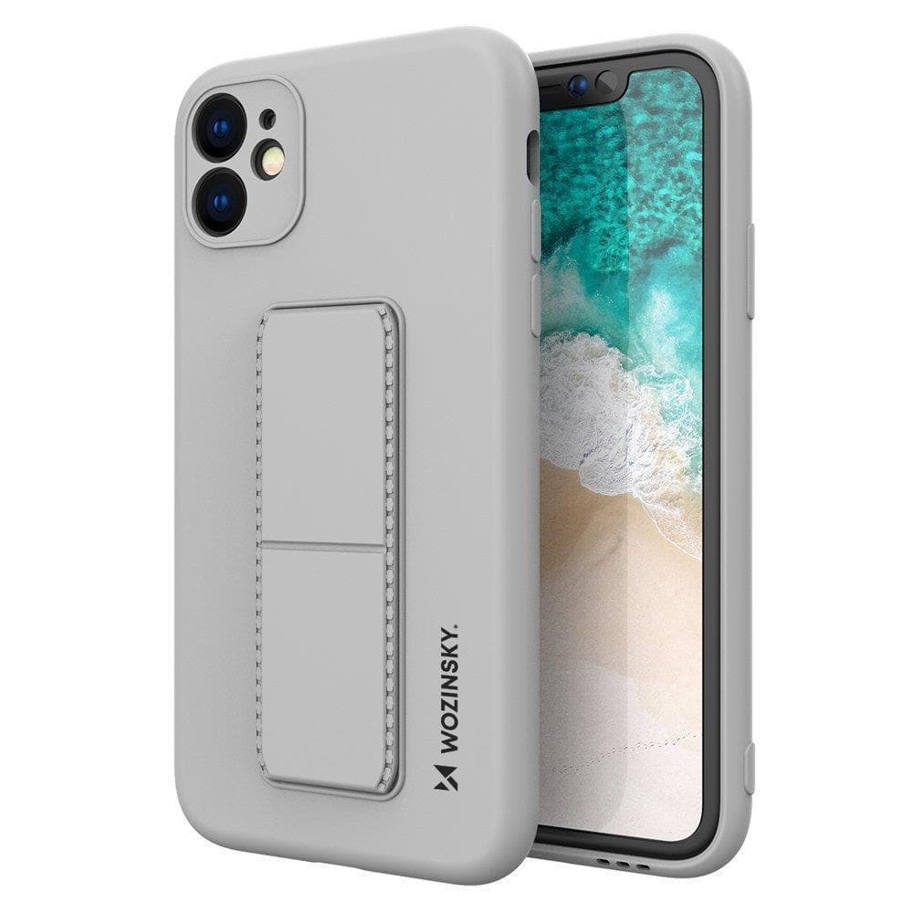 Wozinsky Kickstand ovitek za Xiaomi Redmi 10X 4G / Note 9, siv