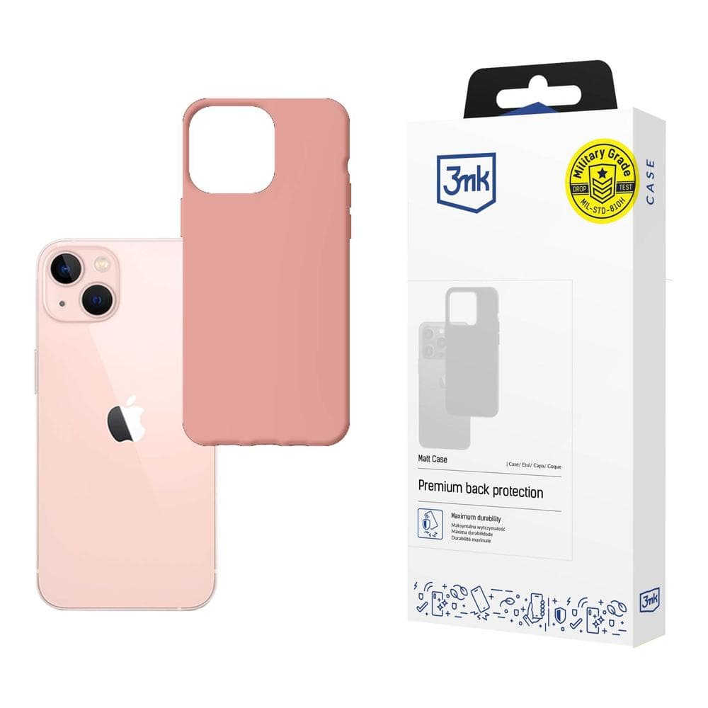 3mk Matt Case mat ovitek za iPhone 14 - roza