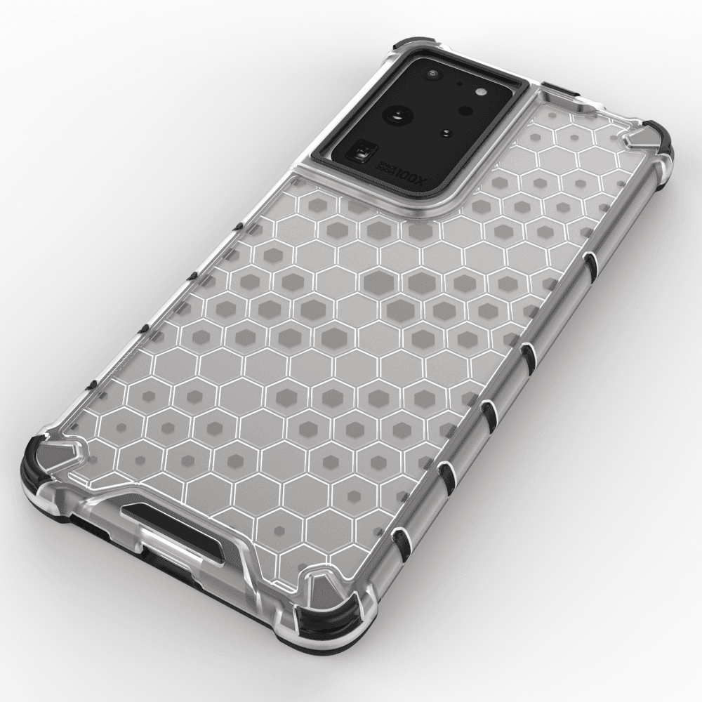 Hurtel Honeycomb ovitek za Samsung Galaxy S22 Ultra - modra 4