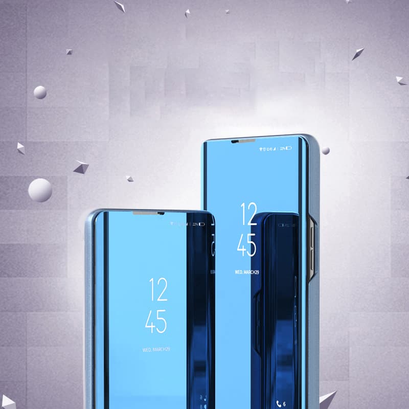 Hurtel Clear View Case preklopni ovitek za Samsung Galaxy A73 modra 3