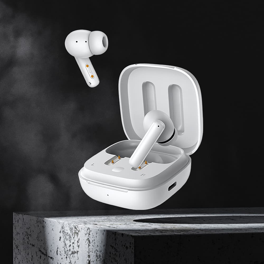 QCY T13 ANC slušalke, čepki z ANC, IPX5, Bluetooth 5.3 - bele 7