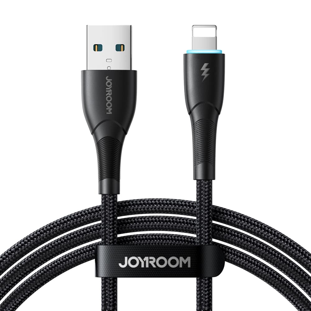 Joyroom Starry Series SA32-AL3 3A USB-A / Lightning kabel 1m - črn