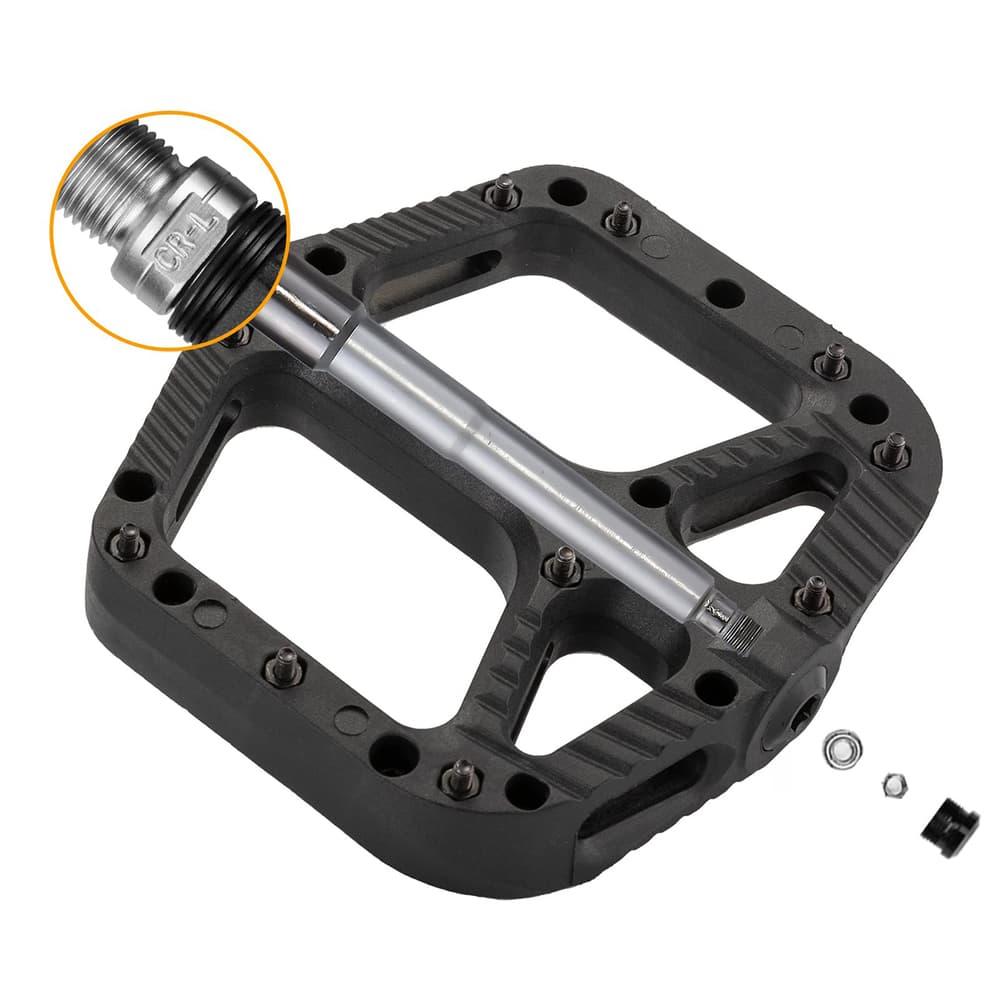 Rockbros 2018-12A Nylon pedala za kolo - črna 7