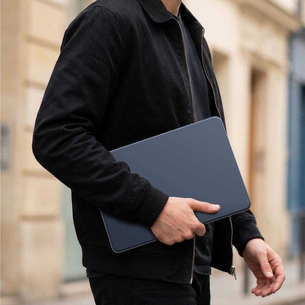AmazingThing Titan Hardshell ovitek za MacBook Neo 13", moder 5