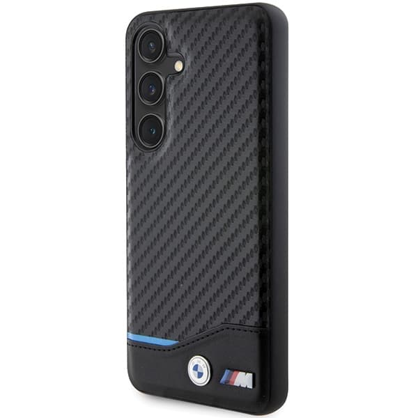 Ovitek BMW Leather Carbon S24 Črna 2