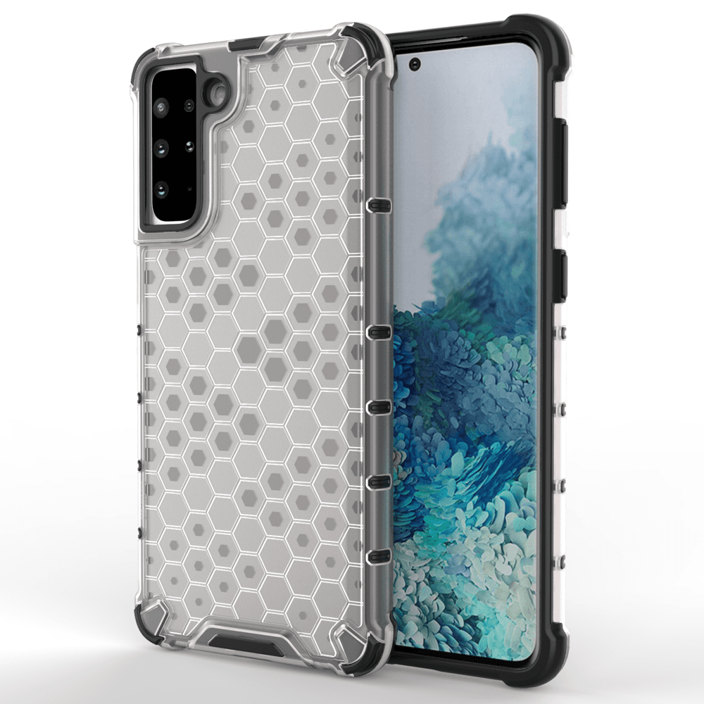 Hurtel Honeycomb ovitek za Samsung Galaxy S22+ (S22 Plus) - prozoren