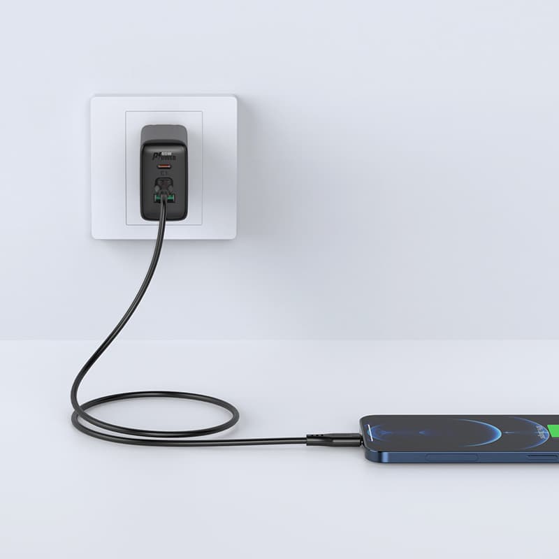 Acefast USB-C na Lightning kabel 1.2m, 30W, 3A, bel (C3-01) 4