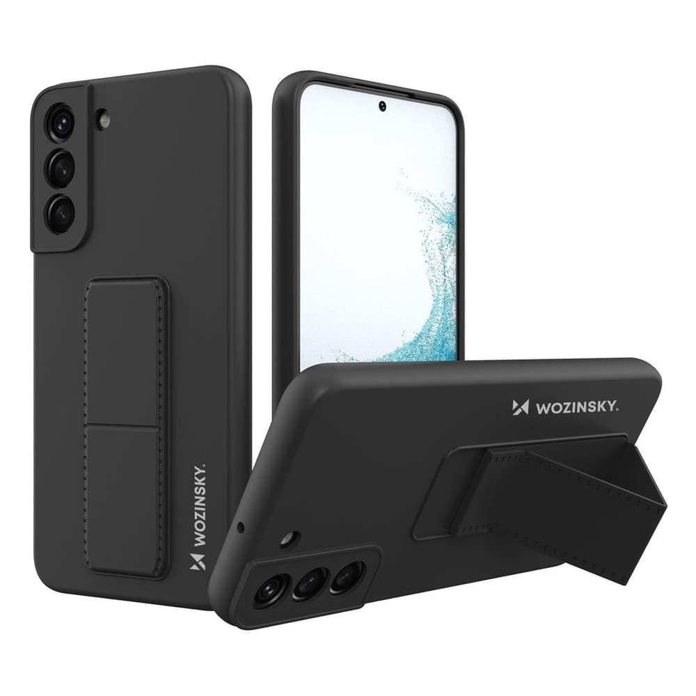 Wozinsky Kickstand ovitek za Samsung Galaxy S22+ - črn