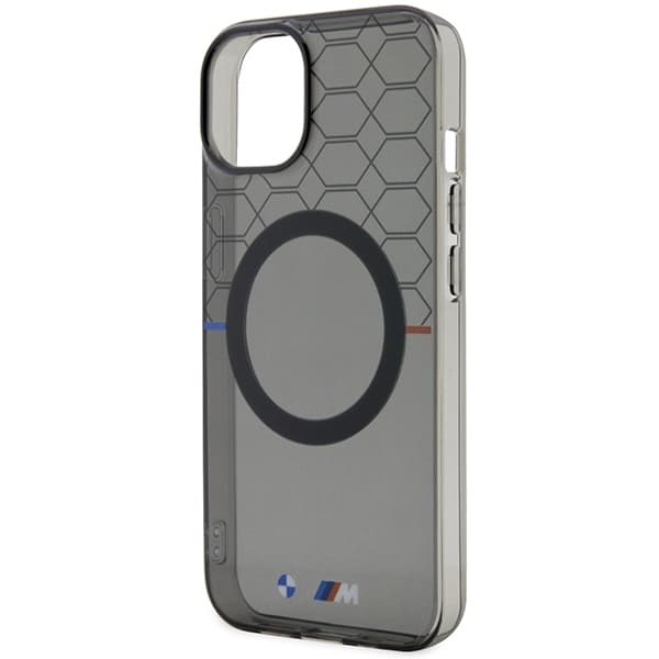 Ovitek BMW Pattern MagSafe za iPhone 14 Plus - siv vzorec 6
