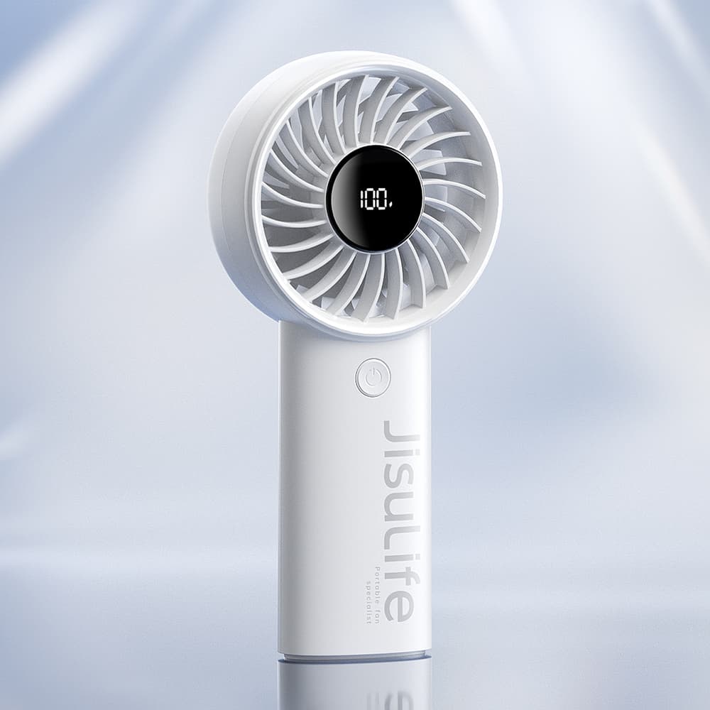 Jisulife Life4 3600mAh ročni USB ventilator, siv 5